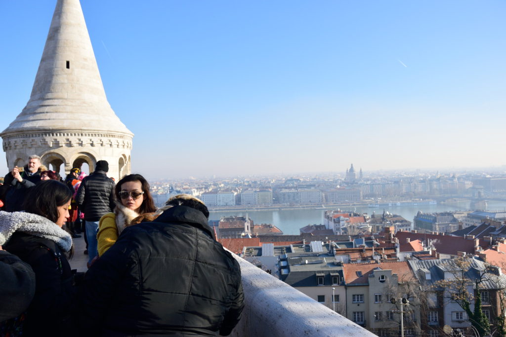 城の上からのブダペスト市街の眺め