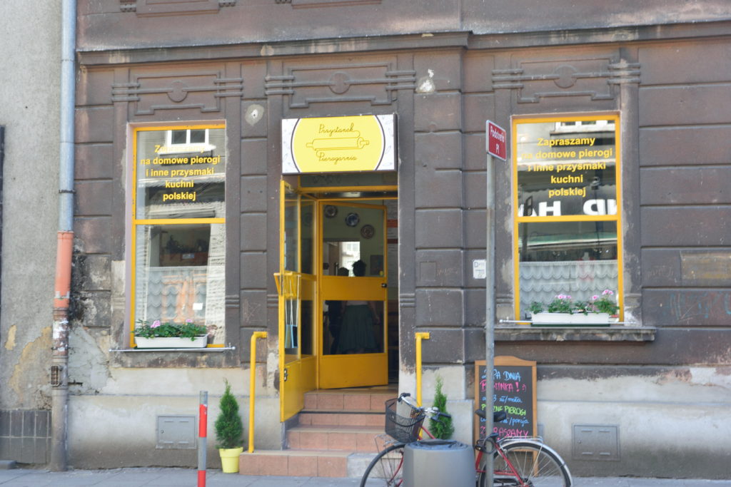 ポーランド料理店の入口